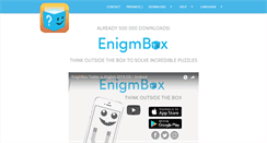 Desktop Screenshot of enigmbox.com